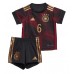 Camisa de Futebol Alemanha Joshua Kimmich #6 Equipamento Secundário Infantil Mundo 2022 Manga Curta (+ Calças curtas)